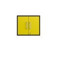 thumbnail image 3 of Manhattan Comfort Eiffel Ensemble de Garage de Rangement 2 Pcs en Noir Mat et Jaune, 3 of 3