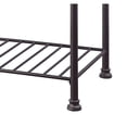 thumbnail image 2 of ACME Freyja Kitchen Island with Metal Shelves in White and Gray, 2 of 6