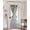 Sage Green Gray, variant on Sage Green Blackout Curtains, French Door Curtains for Door Window, Eucalyptus Leaves Privacy Drapery for Patio/Sidelight Doors, 1 Panel with Tieback, 25 x 40 Inches