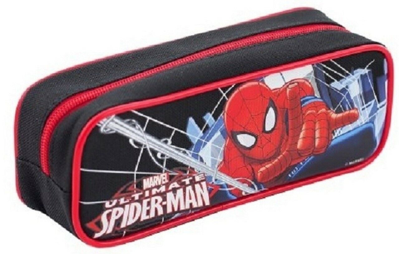 Marvel Avengers Black Pencil Pouch Zippered Pencil Case Authentic Bag 