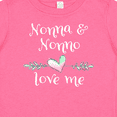 thumbnail image 4 of Inktastic Nonna and Nonno Love Me- Heart Grandchild Boys or Girls Baby T-Shirt, 4 of 5