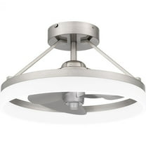 PCOH3120BN Quoizel Lighting Cohen - LED Fandelier In contemporary Style-11.5 Inches Tall and 19.75 Inches Wide