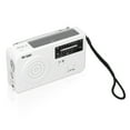 thumbnail image 4 of Manivela Solar Radio Multifuncional Camping Linterna Carga USB Emergencia RadioBlanco, 4 of 5