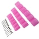 thumbnail image 1 of Rodillos para el Cabello, Tiempo Ahorrando Gran Cantidad de Rizadores de Cabello Reutilizables Rosa Rosa para Maquillaje para Peinado, 1 of 7