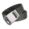 thumbnail image 2 of Cinturón de nailon para hombre, hebilla de cinturón automática informal para senderismo, escalada de montaña gris Yuyangstore Cinturón de hombre, 2 of 8