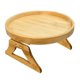 thumbnail image 1 of LUVCLS Mesa con brazo de sofá, mesa con brazo de sofá de bambú, mesas con bandeja con clip para sofá ancho, bandeja con brazo para comer/beber/aperitivos/sofá con control remoto, 1 of 1