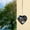Black, variant on Emdiqzs Car Accessories Car Decor, Heart Crystal Hanging Ornament, For Rearview Mirror, Multi Color