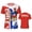 11, variant on Chile Flag Men Sports T-shirt Women Tees jersey for Soccer Football Running Bike Tennis Fitness Fans