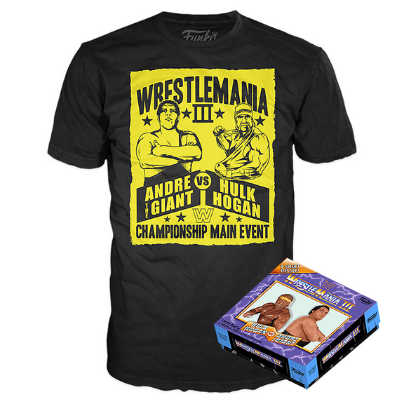 Funko Boxed Tee: WrestleMania III - Walmart Exclusive