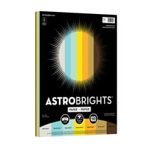 Astrobrights 8.5" x 11" Color Copy Paper 24 lbs. Sunshine Bliss 140 Sheets/Ream (91752)