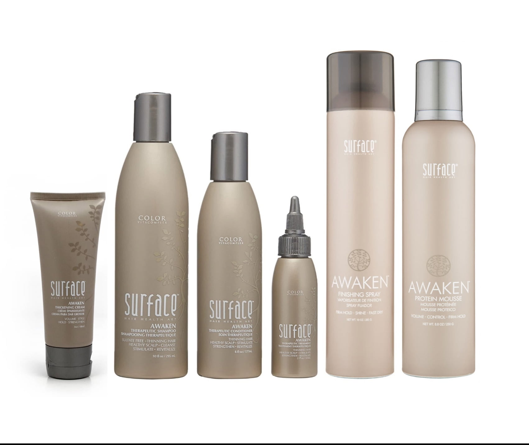 Surface Awaken Therapeutic Set Shampoo (10oz), Conditioner (6oz