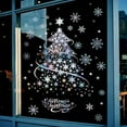 thumbnail image 4 of Christmas Tree & Snowflake Window Stickers - Cling Glass Decals, Bestselling Holiday Decor for Shop Windows, Home & Office, Removable Stickers to Create Festive Ambiance, 38.19*28.35in, Multicolor, 4 of 7