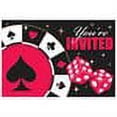 thumbnail image 2 of Casino Party Postcard Invitations, 8 Ct., 2 of 2