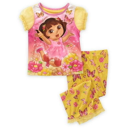 Dora The Explor-nick Nickelodeon Baby Girls' Dora Ruffle 2 Pi