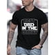 thumbnail image 1 of 1pc Men'S Casual Crew Neck T-Shirt - "Best Dad in the Galaxy" Print, Knit Fabric with Slight Stretch, Regular Fit for Summer - Adult Patterned Tee, 1 of 6