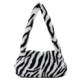 thumbnail image 1 of Vintage Female Shoulder Underarm Bag Animal Pattern Plush Portable Mini Purses, 1 of 4