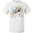thumbnail image 3 of Inktastic Tragedy and Comedy Stage Masks T-Shirt, 3 of 5
