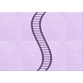 thumbnail image 1 of Ahgly Company Indoor Rectangle Patterned Bright Lilac Purple Area Rugs, 4' x 6', 1 of 1