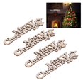 thumbnail image 4 of Christmas Words Slices, Christmas Wooden Slices Durable Lightweight 40Pcs Burr Free  For Christmas DIY Craft Accessory For Christmas Tree Hanging Ornament, 4 of 8