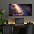 thumbnail image 6 of Epic Graffiti 'Messier 66' Hubble Space Telescope, Acrylic Glass Wall Art, 48"x24", 6 of 9