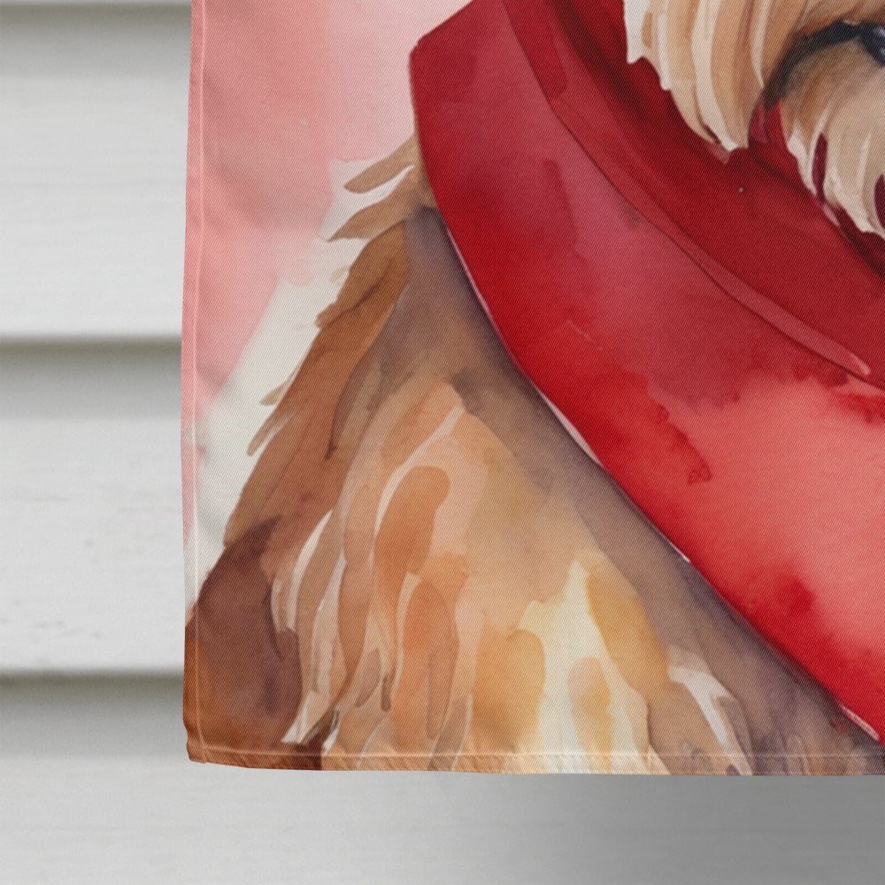 Irish Terrier My Valentine House Flag 28 in x 40 in