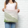 thumbnail image 2 of Sage Green Coastal Wave Pillow Covers 26x26 Inch Decorative Throw Pillow Cover, Summer Modern Ocean Beach Sofa Pillowcases Accent Cushion Case Home Decor Bedroom Living Room, 2 of 6