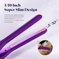 thumbnail image 2 of Plancha de pelo Manelix de 0,3 pulgadas, diseño superfino, para cabello corto, 2 en 1, con doble voltaje, PTC y cerámica., 2 of 5