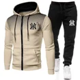 thumbnail image 3 of Chándales de moda para hombre, sudaderas con capucha, traje de otoño e invierno, suéter con capucha y pantalones deportivos para hombre, conjunto de dos piezas, ropa para correr para hombre, 3 of 4