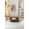 thumbnail image 2 of Pet Sofa Dog Bed Couch, Pet Couch Lounger with Solid Wood legs and Walnut Bent Wood Back, Velvet Cushion, Small Size, B, 2 of 8