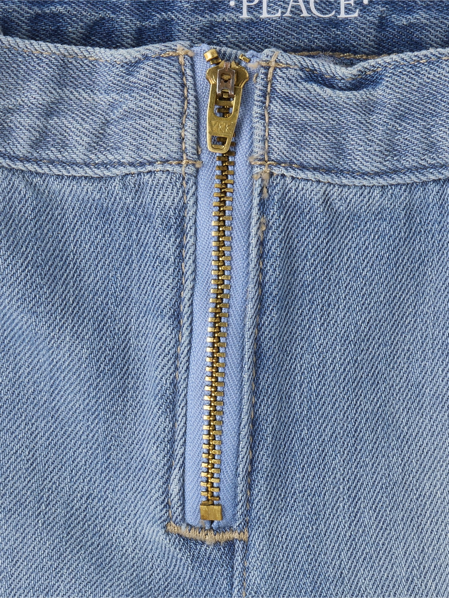 The Children's Place Girls Pull On Faux Wrap Denim Skort, Sizes 4-16