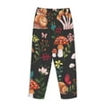 thumbnail image 5 of Junzan Mushroom With Snails Women'S Pajama Pants Drawstring Comfy Sleep Bottoms With Pockets, 5 of 9