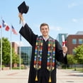 thumbnail image 6 of Alaiyaky 3 Pcs Mexican Graduation Stole Set Senior 2026 Graduation Honor Stole for Adult Unisex College Graduation's Day Grad Celebration, 6 of 8