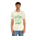 thumbnail image 5 of Let's Get Lucked Up Irish Clover Green Unisex Jersey Short Sleeve Tee, 5 of 10