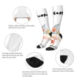 thumbnail image 2 of Bixox Summer Gnome Patterned Men's and Women's Knee Socks High Socks Outdoor Sports Socks, 2 of 5