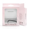 thumbnail image 4 of Beyond Cell Silicone White Soft Case Cover W/ Keychain Clip Designed for Airpods Pro Charging Shock-Absorbing Case Protection, 4 of 4