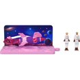 thumbnail image 1 of Barbie Mini BarbieLand Set de Vehículos de la Película con 2 Muñecas, 1 of 4