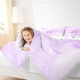 thumbnail image 3 of Manfei Cute Initial R Twin Comforter Sets,Sweet Bow Bedding Set,Purple,Polkadot Reversible,2 Pieces,1 Comforter and 1 Pillowcase, 3 of 7
