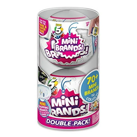 5 Surprise Mini Brands Capsule 2pk Series 1 Miniature Shopping Grocery Toy Zuru