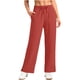 thumbnail image 1 of Pantalones Largos para las Mujeres Pantalones de Invierno Cálidos Upf 50 + Cintura Elástica Cordón Bolsillos Laterales Pierna Recta Hendidura Lateral, 1 of 8