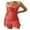 Red-C, variant on 2025 Puawkoer Adult dress 1x Skirt Yellow Dress Women Womens Summer Outfits Sundresses Womens Clothing Easter Outfit Women Bohemian Chest Strapless Casual Women Print Summer Wrap Beach Floral Dress