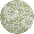 thumbnail image 2 of Addison Rugs Mayfield Washable Transitional Floral Aloe Round Rug, 8' x 8', 2 of 5