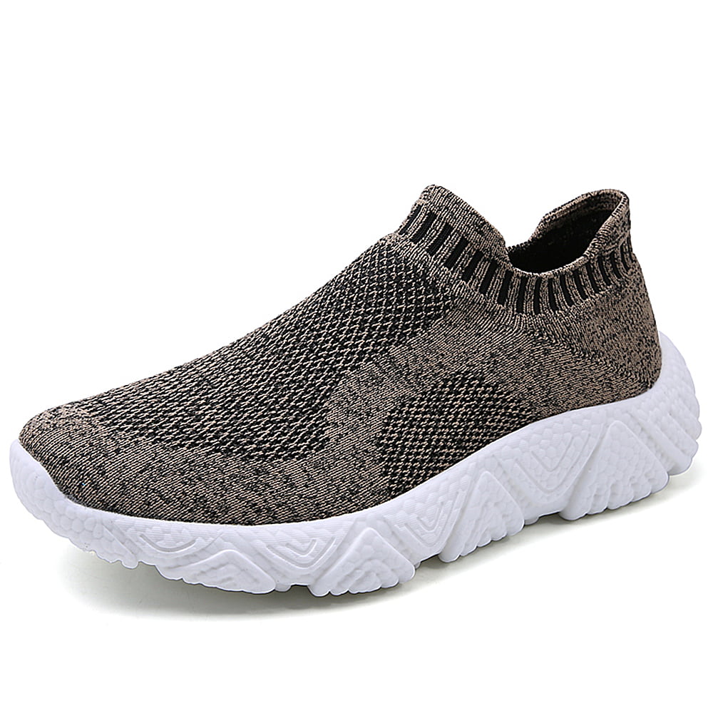 Men's Slip-Ons Sock Walking Shoes Mesh Breathable Slip On Athletic Casual Fashion Shoes Sneakers Loafers Like Wear Socks 