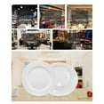 thumbnail image 4 of Dinner Plates Set, White 9 Inch Round Salad Plates  for Party, 4 of 7
