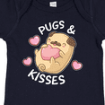 thumbnail image 4 of Inktastic Valentines Day Pugs and Kisses with Pink Hearts Boys or Girls Baby Bodysuit, 4 of 5
