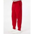 thumbnail image 2 of Independent Trading IND20PNT Mens Midweight Fleece Pant-Red-2X, 2 of 5
