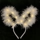 thumbnail image 5 of Tiras de luz LED con plumas blancas para Halloween, cumpleaños, fiestas de disfraces (B), 5 of 5