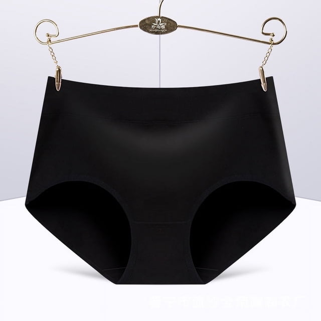 Ropa interior de algodón 95% para mujer, ropa interior sexy de algodón de color sólido, bragas para mujer