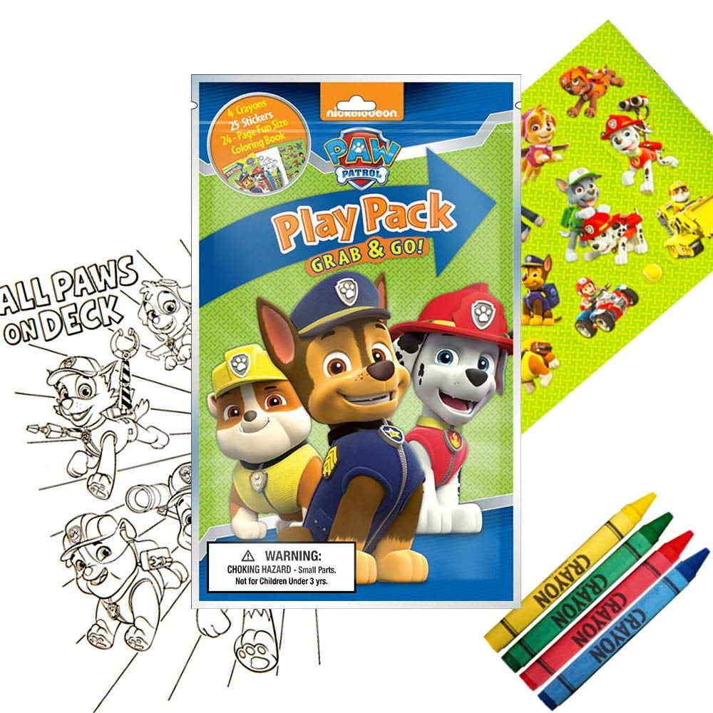 Bendon Paw Patrol Movie Grab and Go Play Pack Birthday Party Favors 12ct