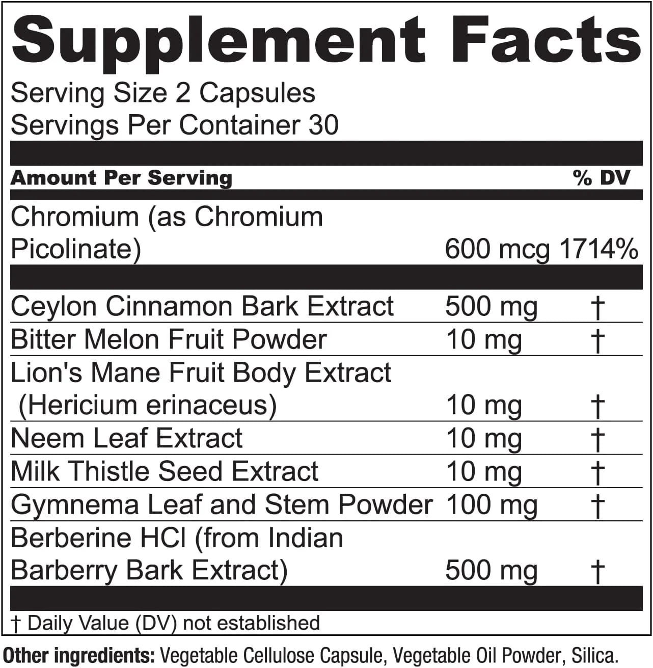 Essential Elements Blood Glucose Supplement with Ceylon Cinnamon and Berberine GluControl | 120 Capsules (2-Pack)
