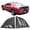 Carbon Fiber Print, variant on Ikon Motorsports Compatible with 08-23 Dodge Challenger Side Window Louver Scoop Cover - Carbon Fiber Print